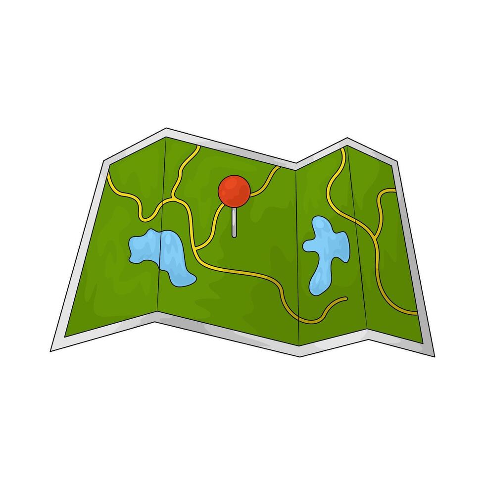 Army map illustration vector
