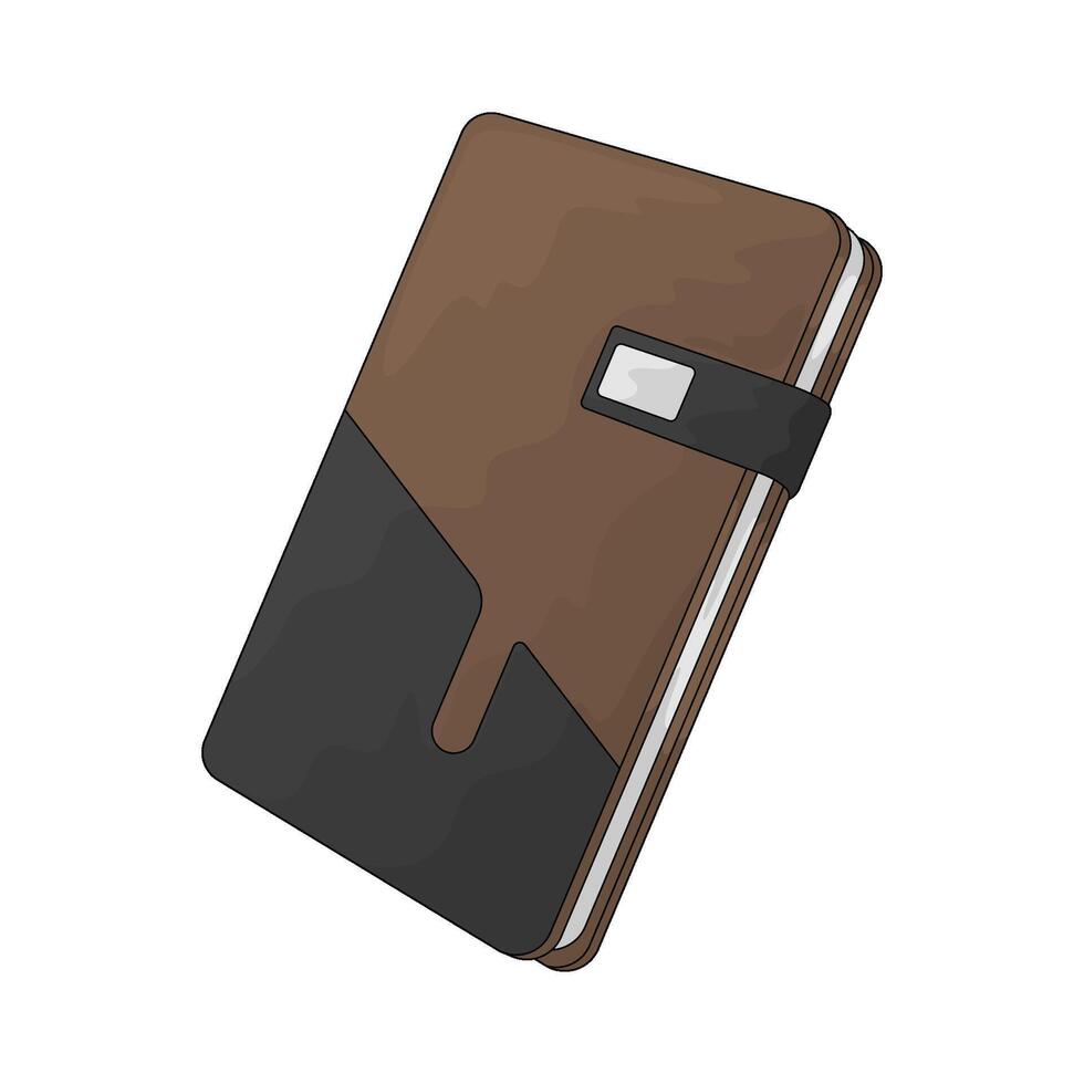 illustration of closed books vector