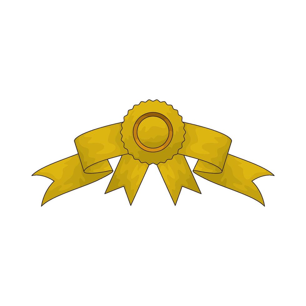 Car Race golden ribbon vector