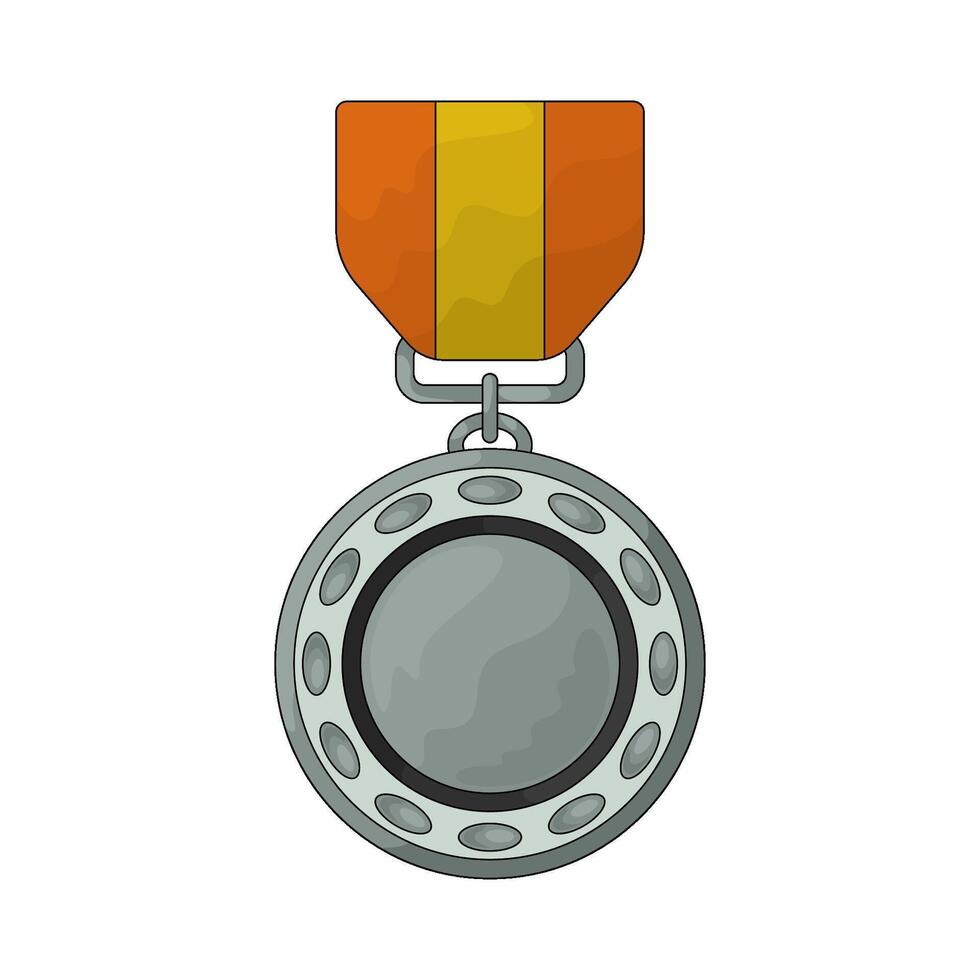 illustration of Car Race medal vector