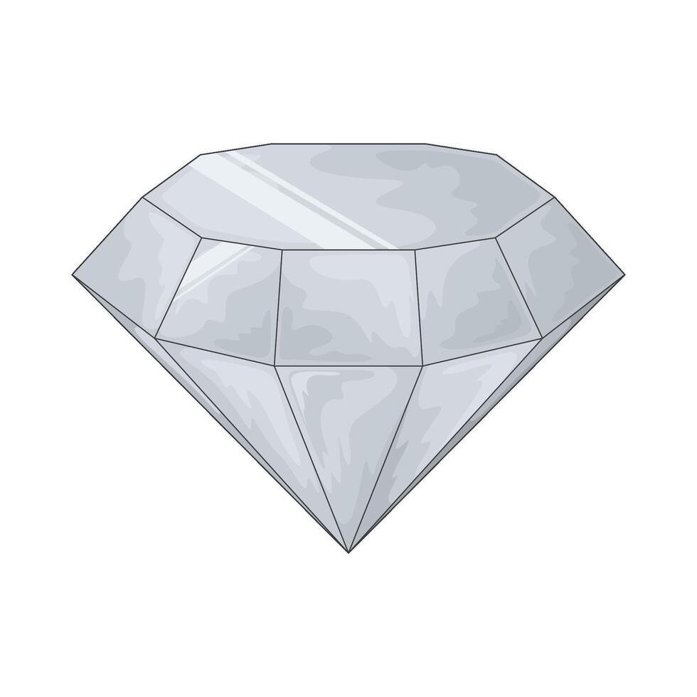 illustration of shiny diamond vector
