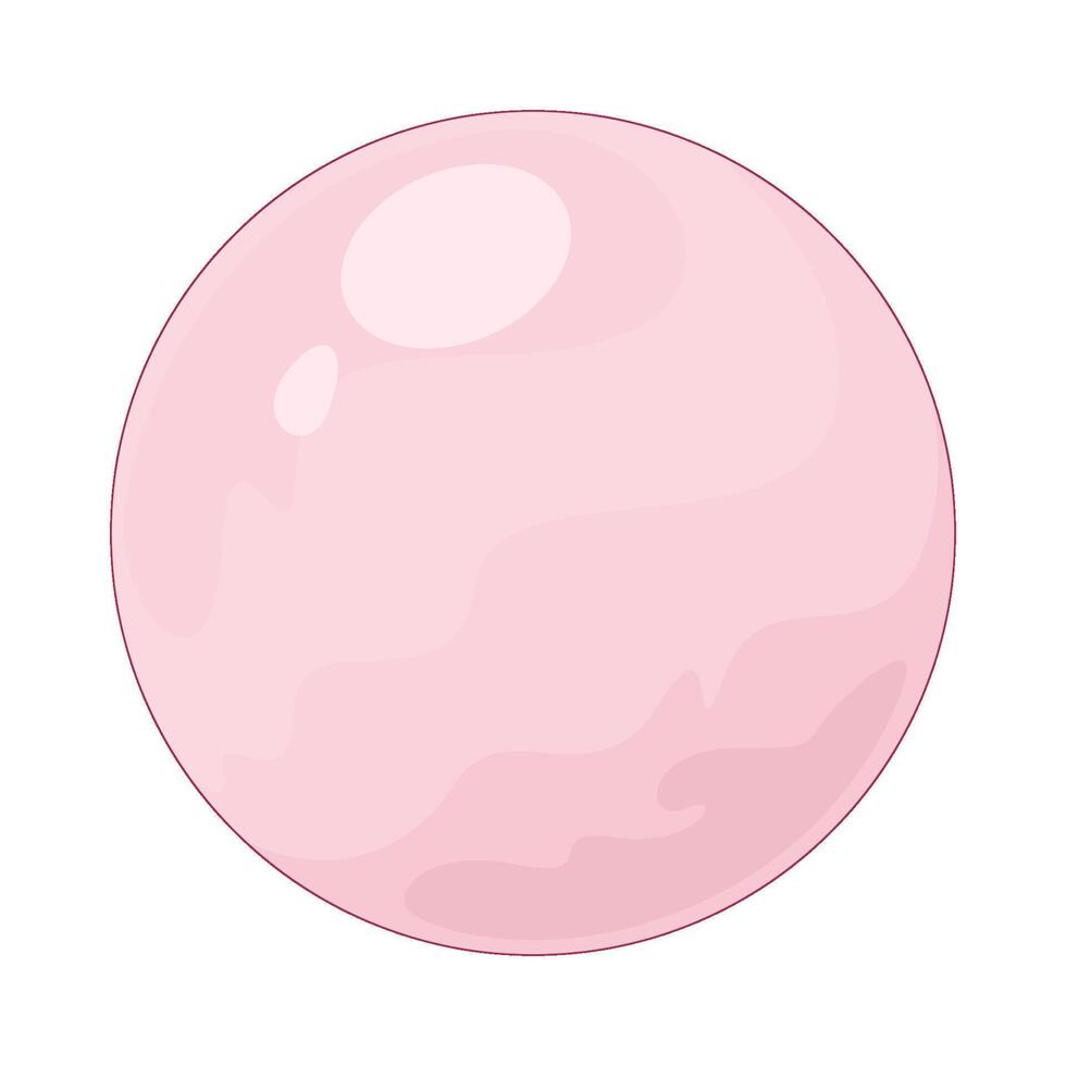 shiny pink pearl vector