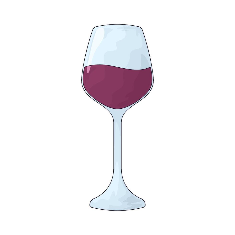 illustration of a party wine vector