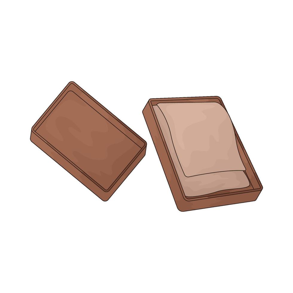 illustration of a open gift box vector