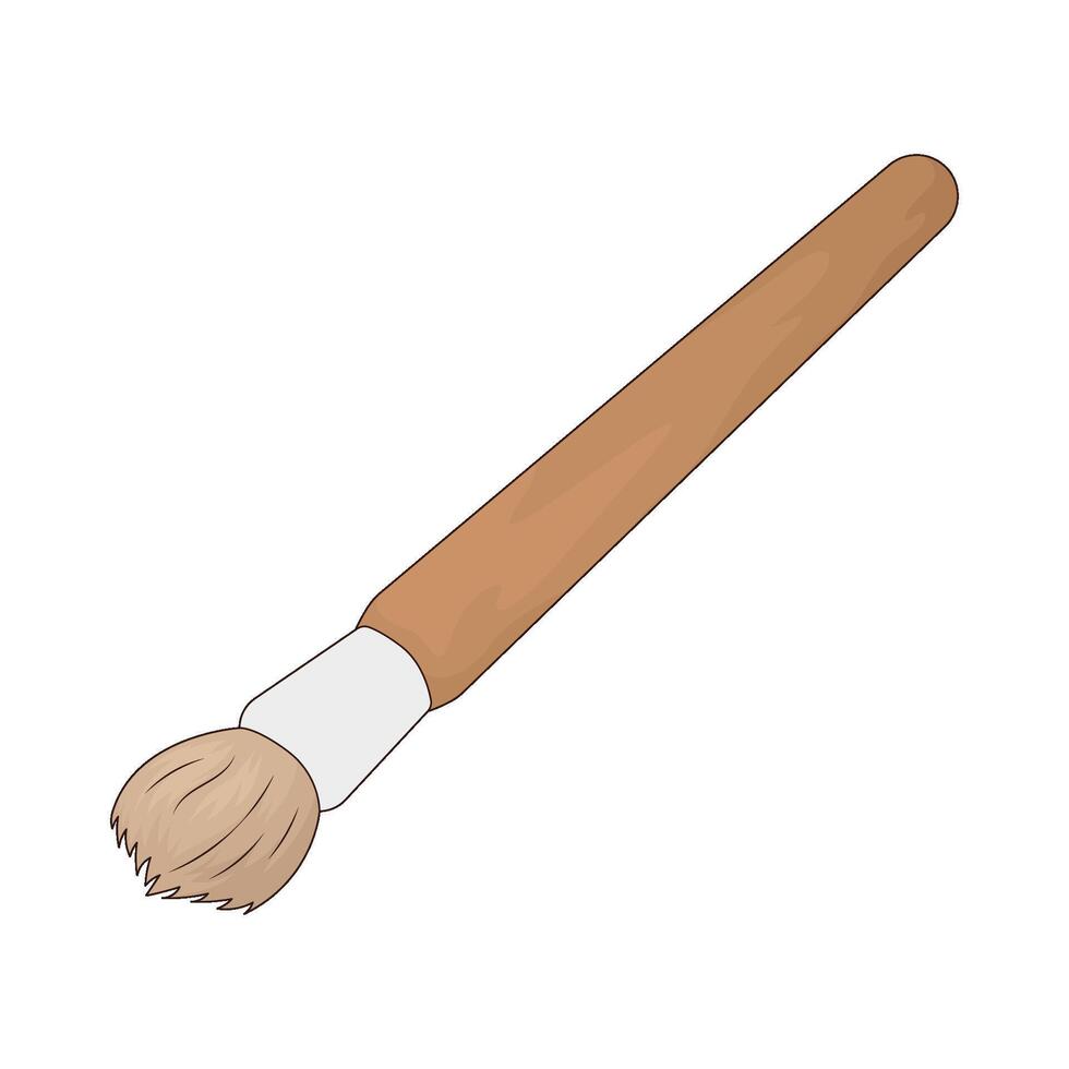 illustration of a makeup brush vector