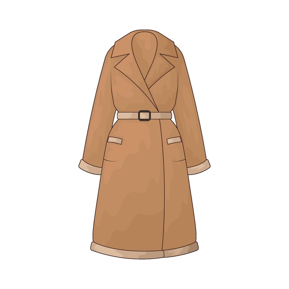 women coat illustration vector