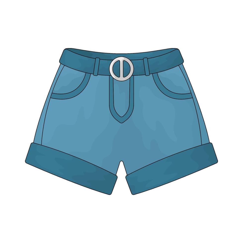 women shorts illustration vector
