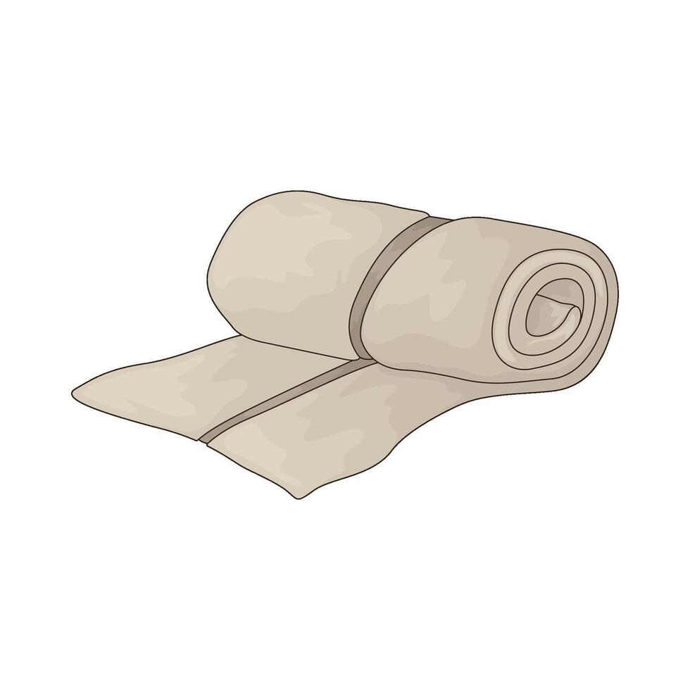 Fitness towel illustration vector