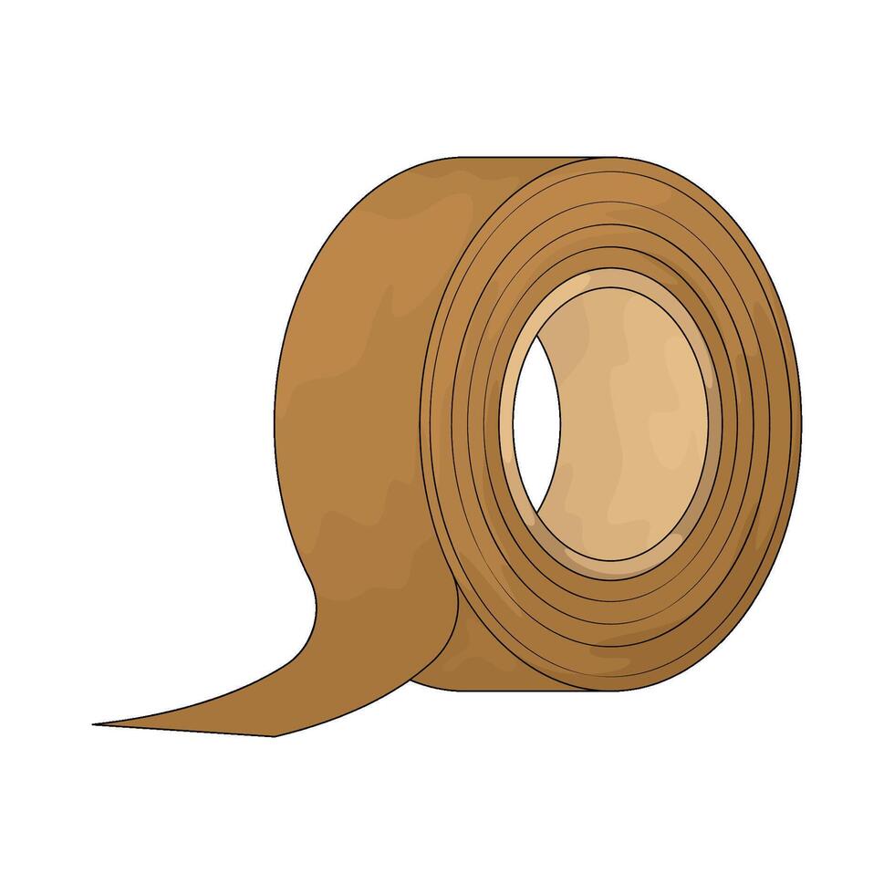 illustration of a packing tape vector