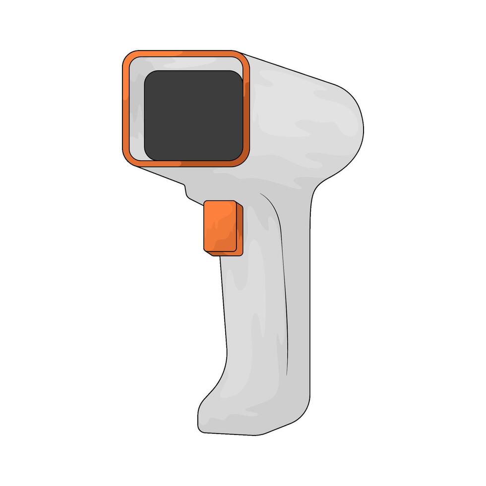 packaging scanner illustration vector