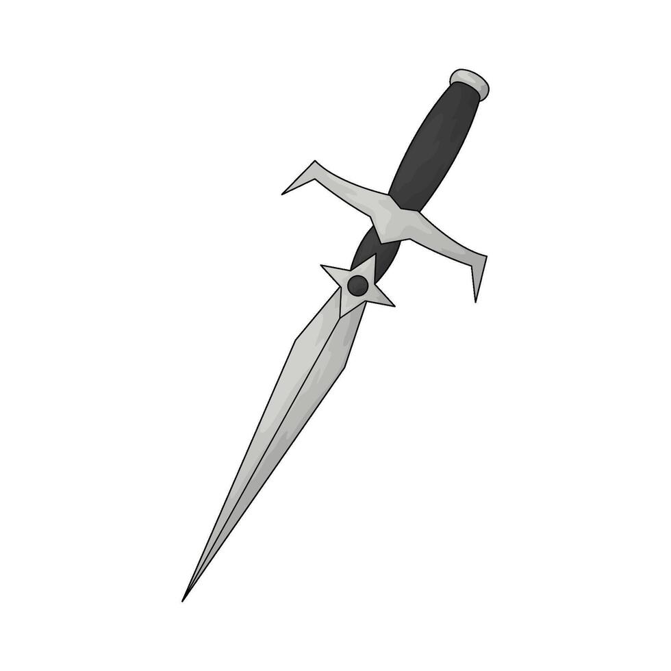 illustration of a letter opener vector