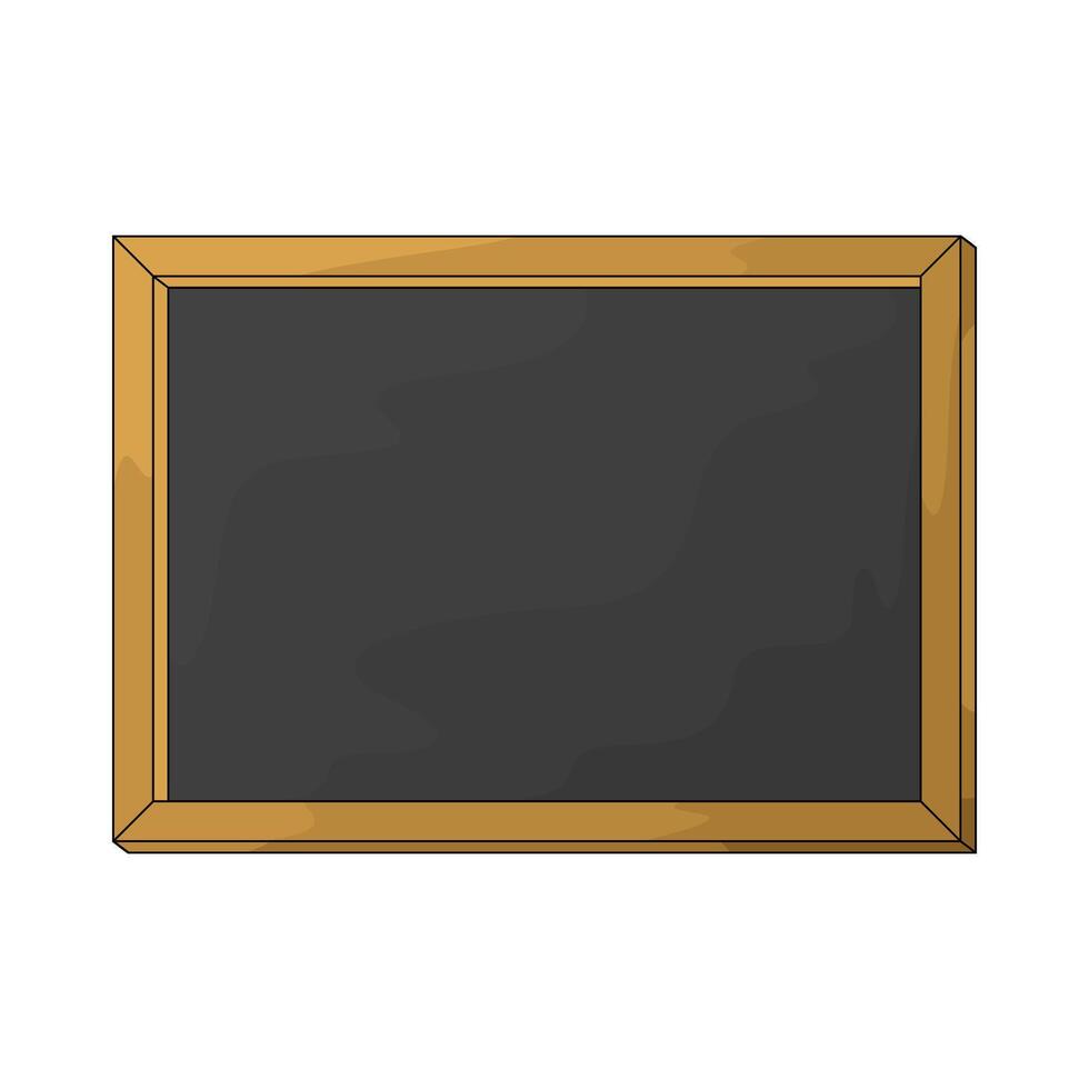 illustration of a blank blackboard vector