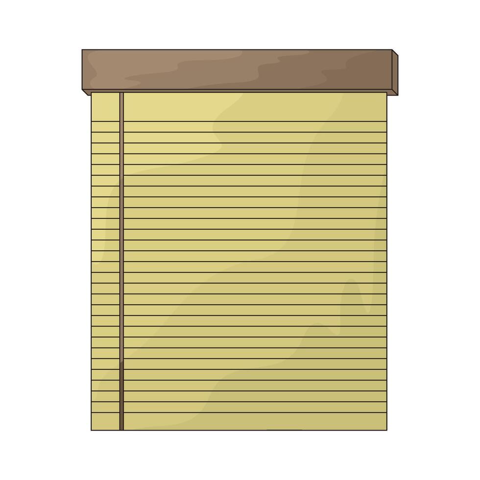 illustration of a yellow paper vector