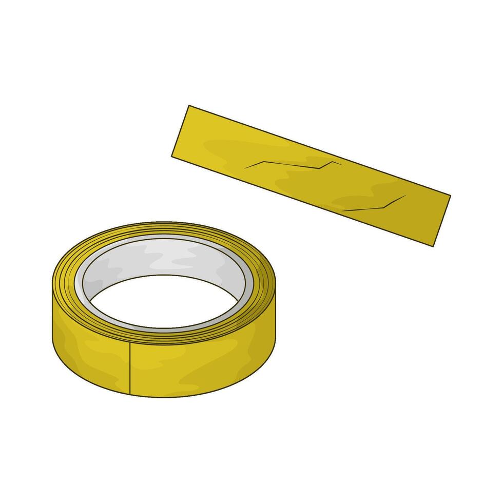 illustration of a adhesive tape vector