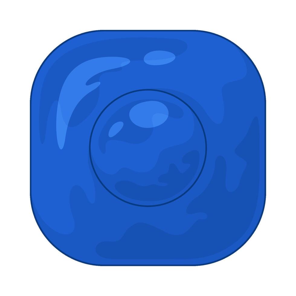 blue gemstone illustration vector