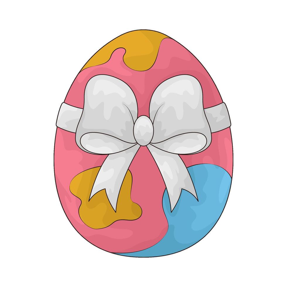 Easter gift illustration vector