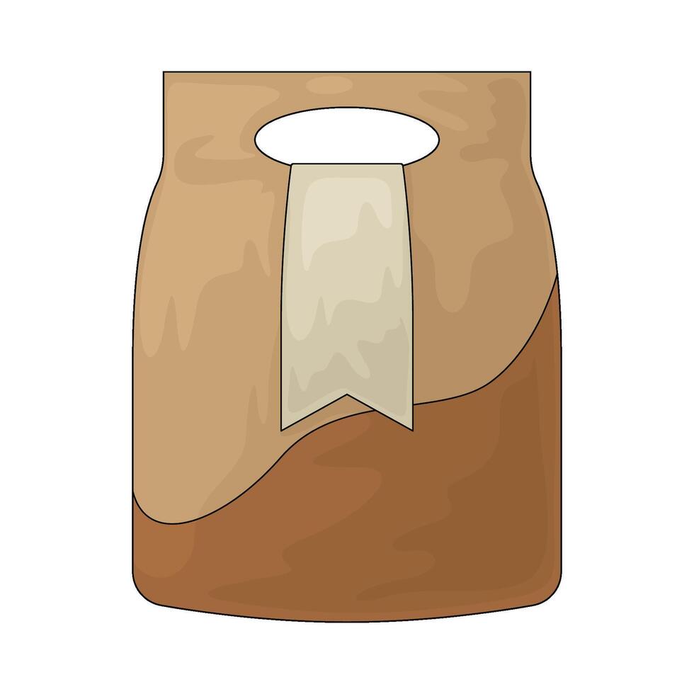 illustration of a Food Delivery bag vector