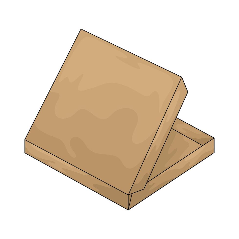 pizza box delivery vector