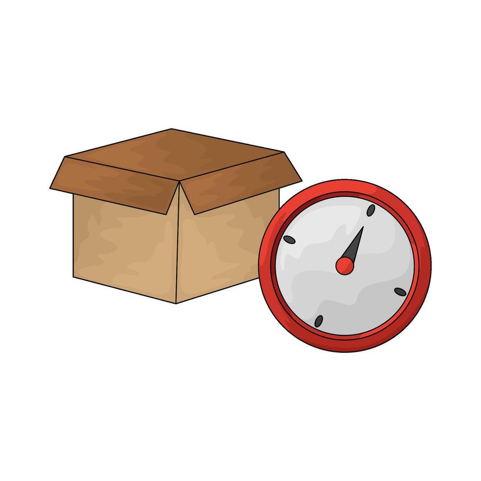 food delivery time vector