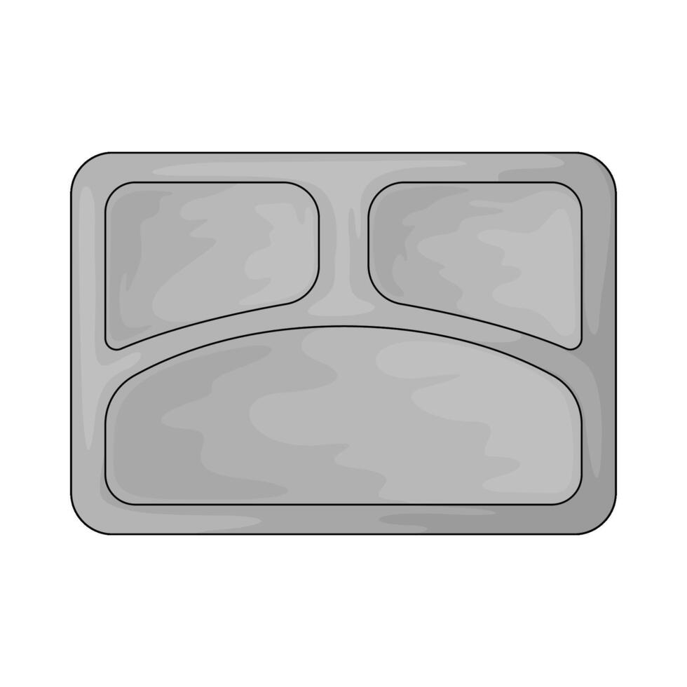 Food Delivery tray vector