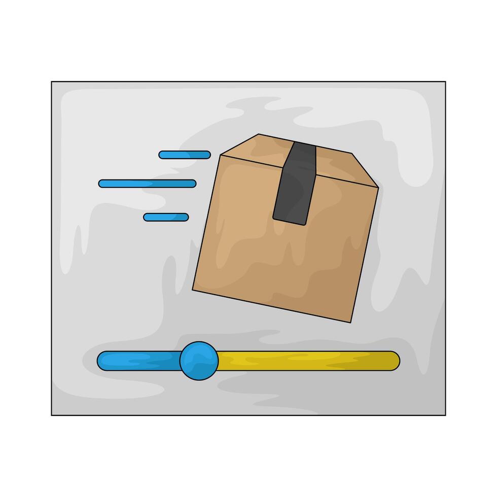 Food Delivery process vector