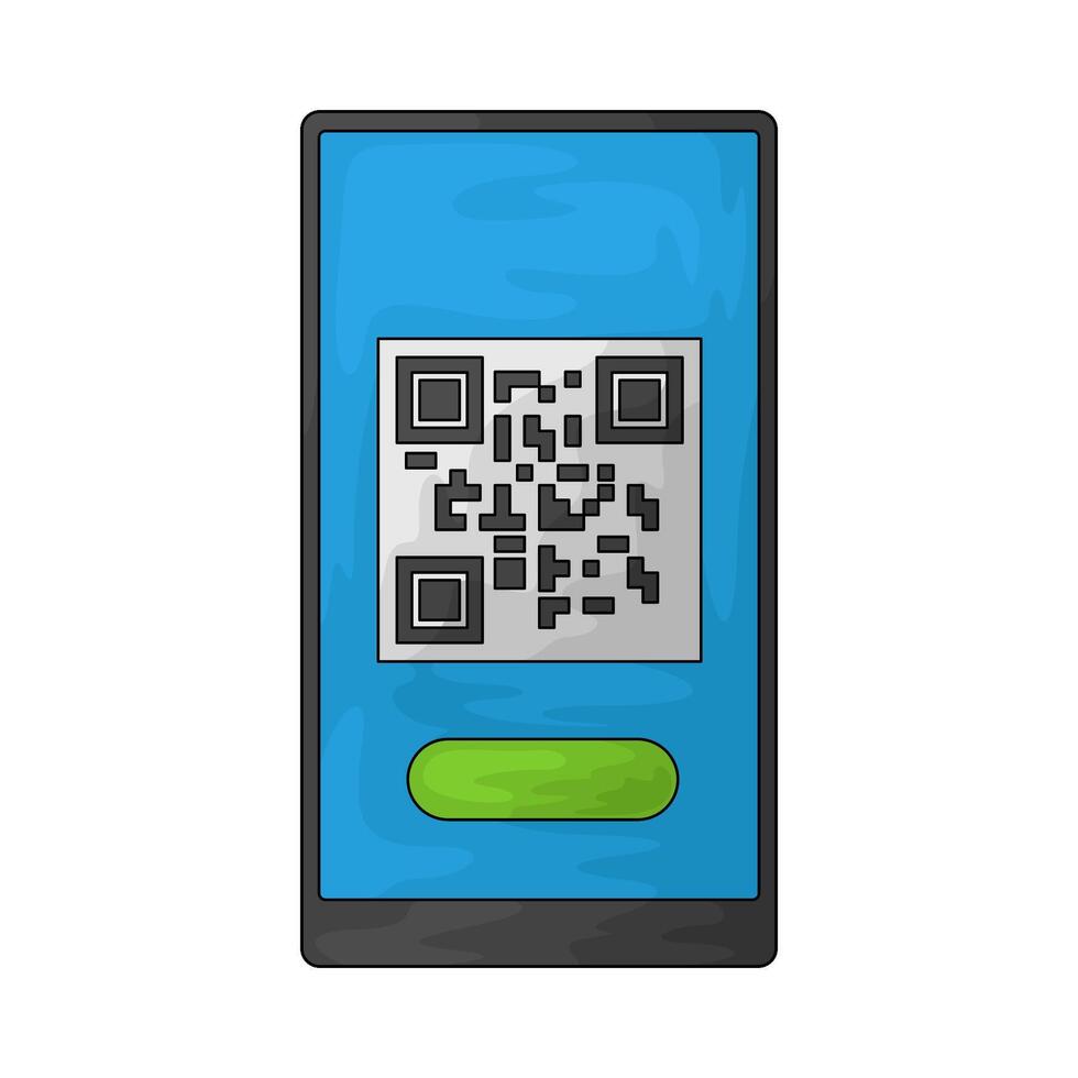 Food Delivery qr code vector