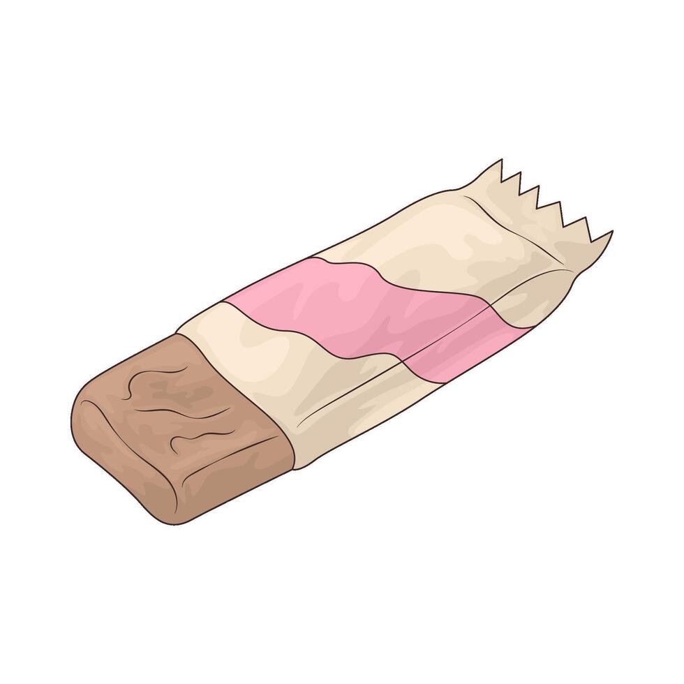 illustration of a healthy snack vector