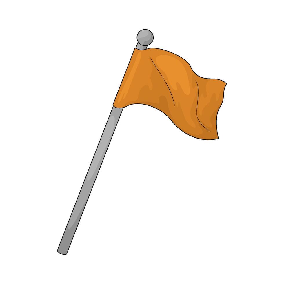 Football flag illustration vector