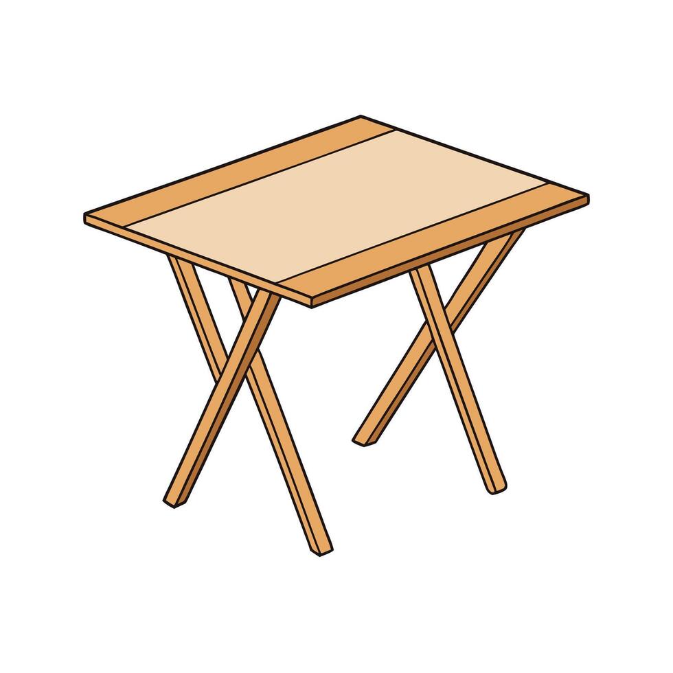 Dining Table Design Idea vector