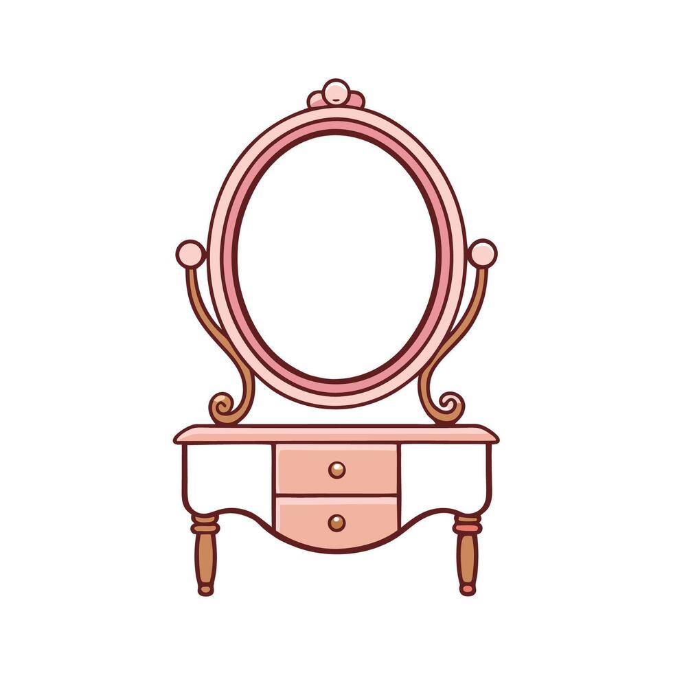 Vintage Vanity Design vector