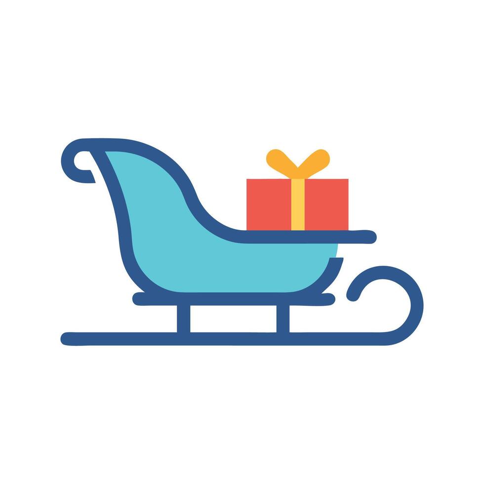 Sleigh Icon Design vector