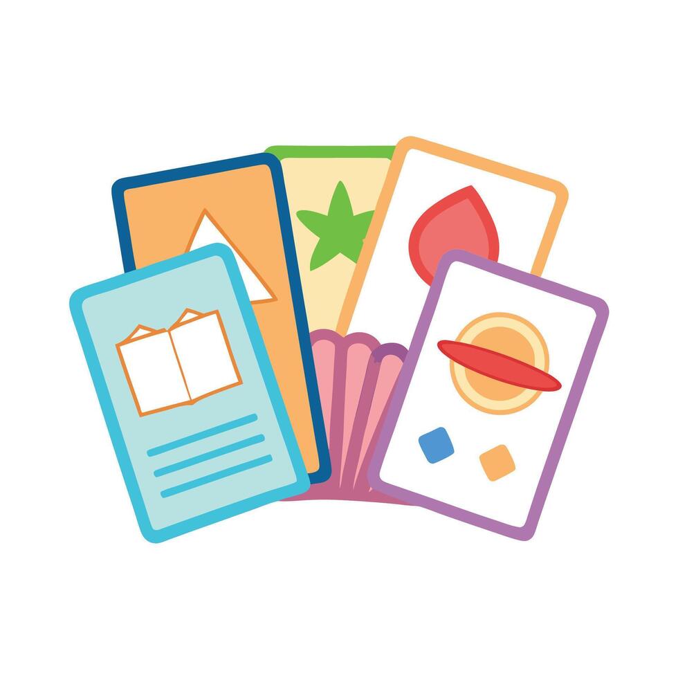 Colorful flashcards for toddlers and preschool educational games vector