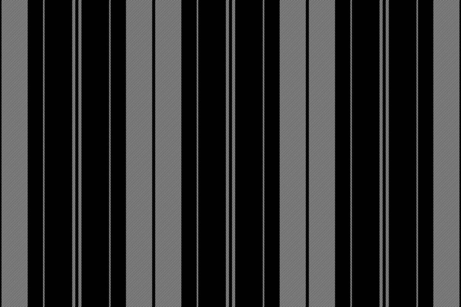 Event lines stripe vertical, neat background textile . Mixed pattern fabric texture seamless in black and white colors. vector