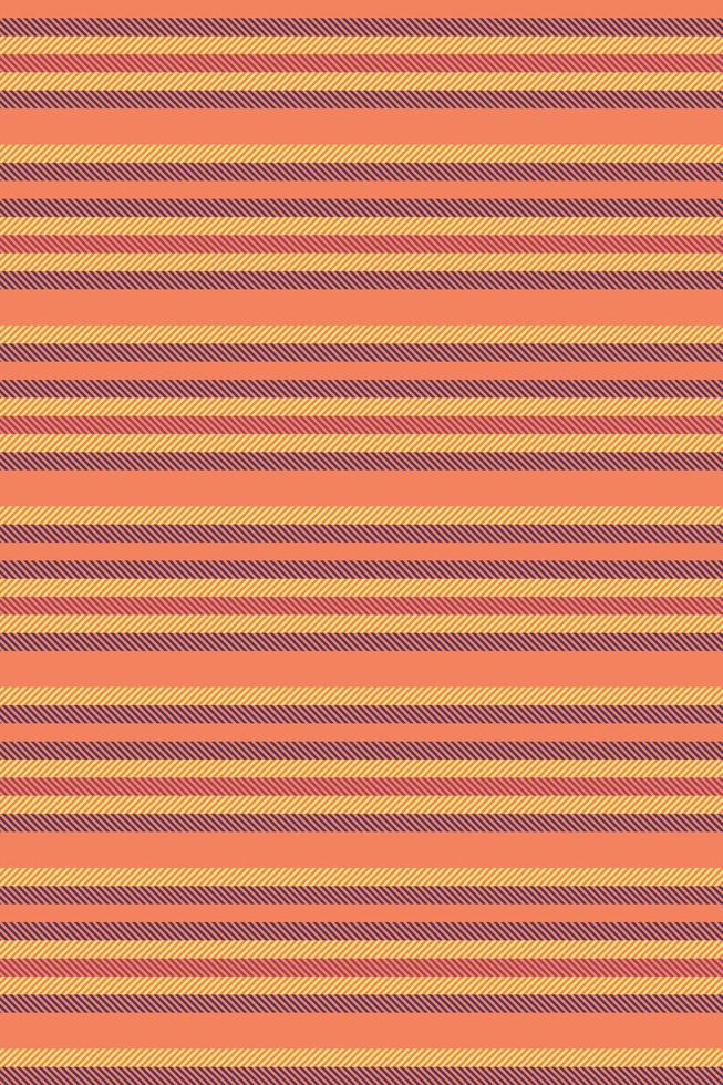 Mctober textile pattern, cultural texture background vertical. Scrapbooking stripe fabric seamless lines in red and yellow colors. vector