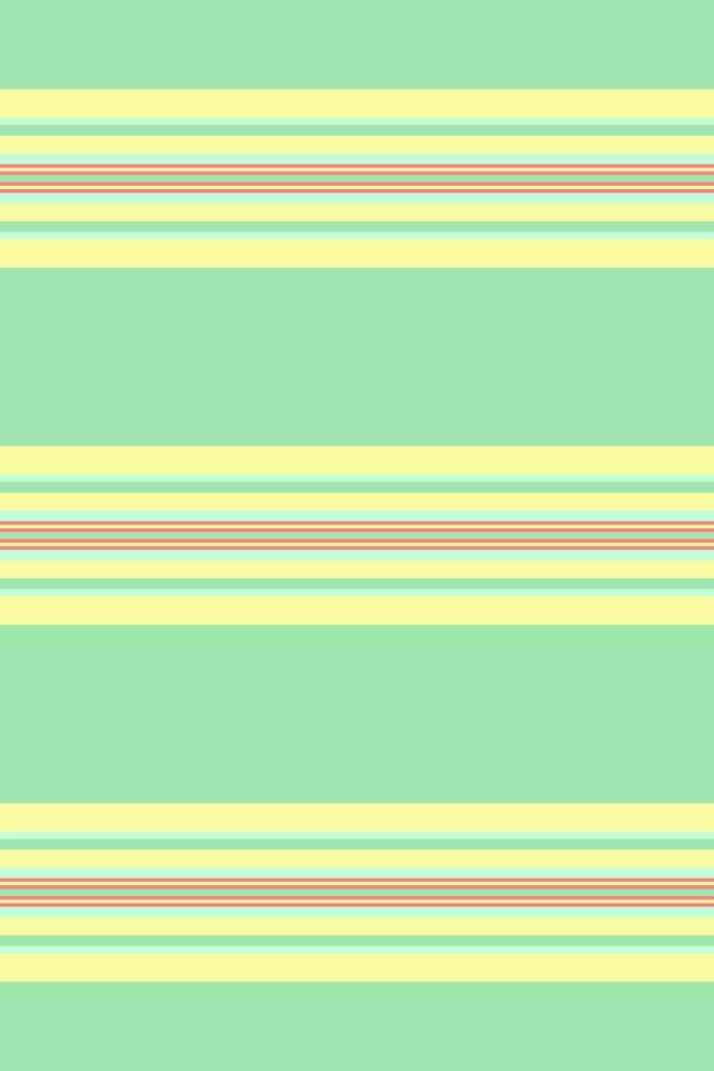Bedding vertical pattern seamless, styling lines textile background. Ornamental fabric stripe texture in light and lime colors. vector