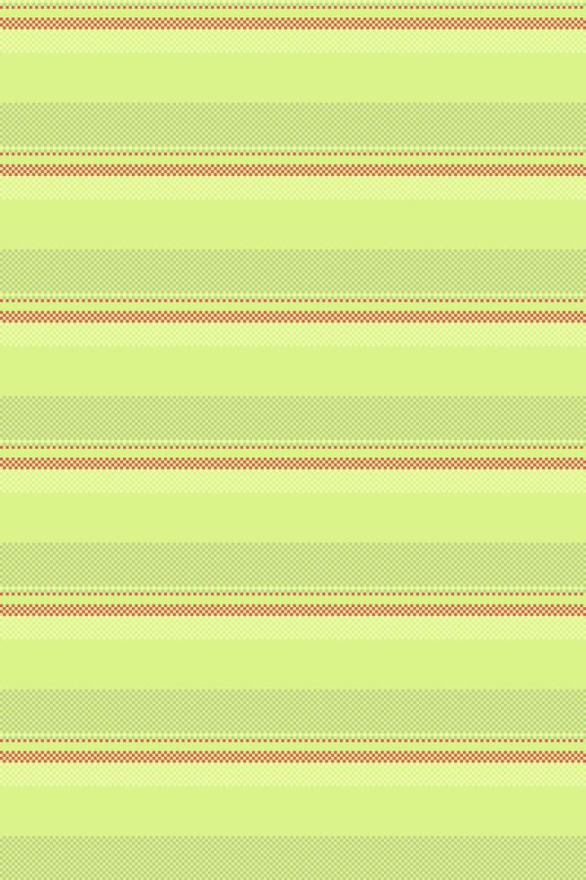 Srint vertical stripe, model lines textile texture. Bhrow background seamless pattern fabric in lime and red colors. vector
