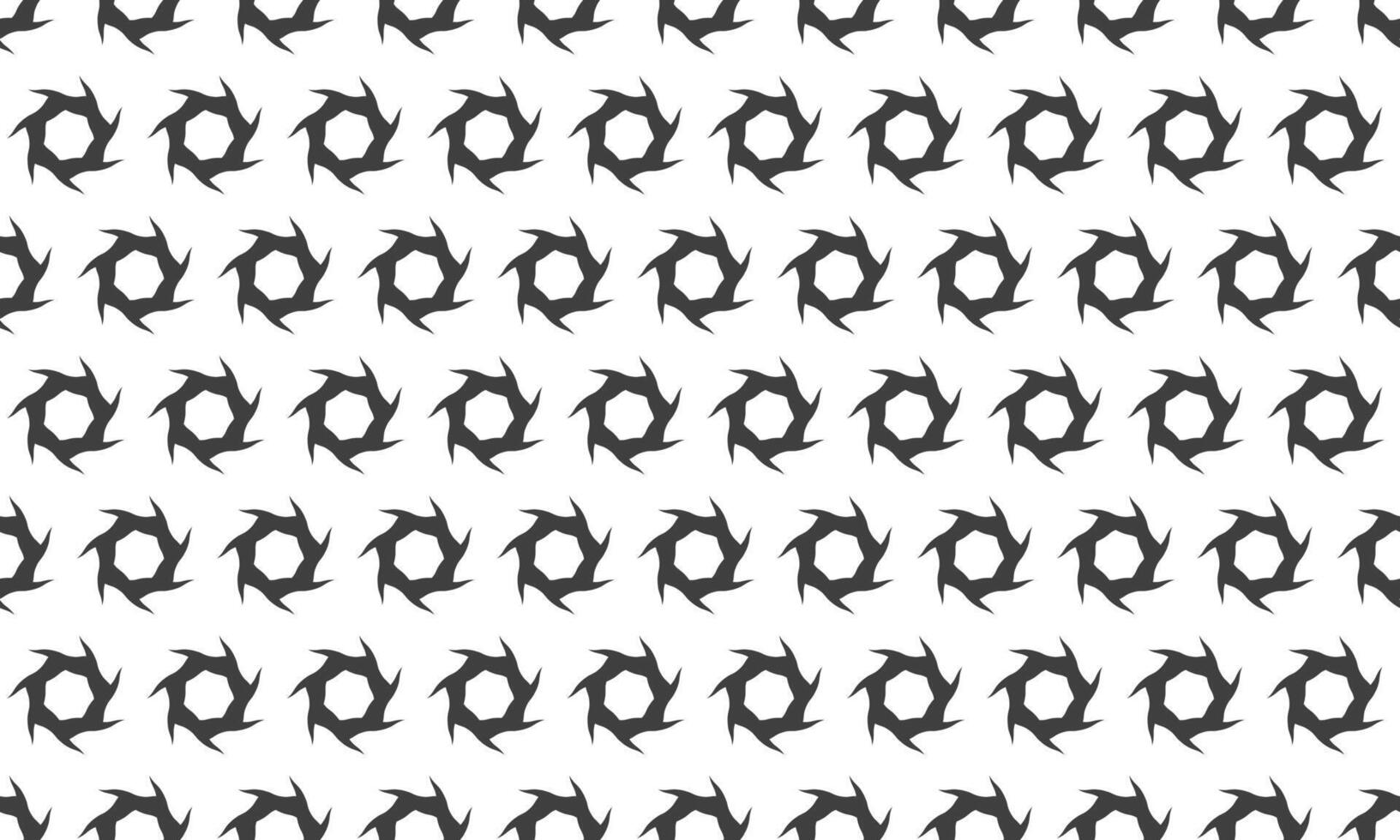 Abstract geometric seamless pattern. Stylish monochrome design with repeating hexagonal motifs. Perfect for backgrounds, textiles, or website design. vector