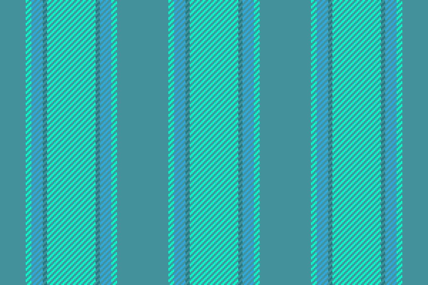 Elegant background textile vertical, print texture stripe fabric. Template lines seamless pattern in cyan and bright colors. vector
