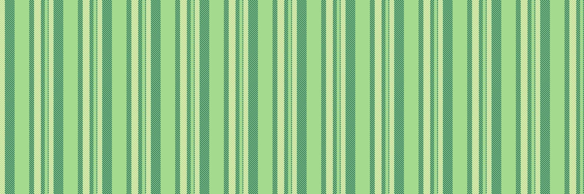 Children textile lines texture, quality vertical stripe background. Site fabric seamless pattern in green and teal colors. vector