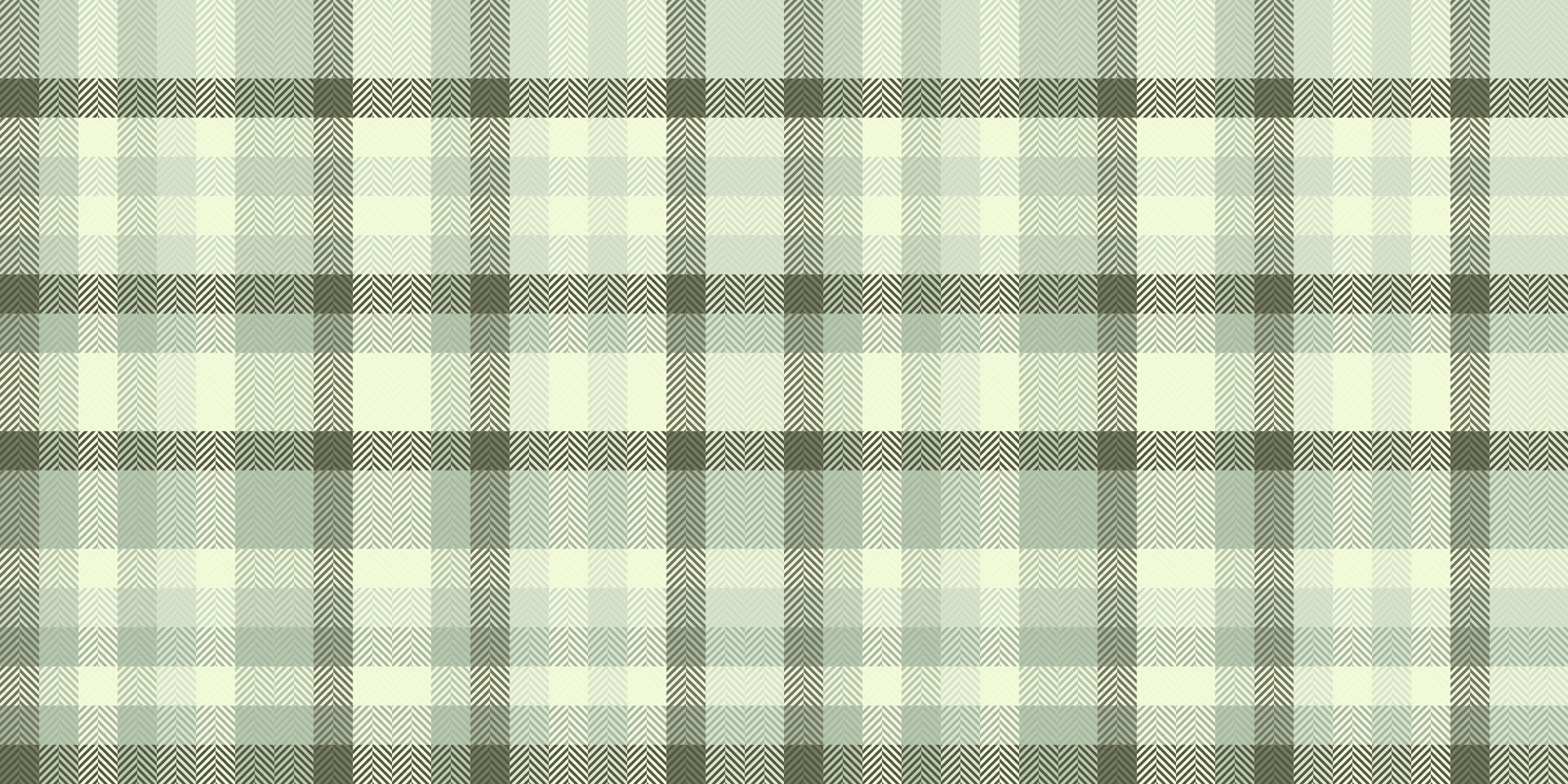 Subtle sage green and cream plaid pattern. Perfect for textile designs, website backgrounds, or creating a calming, rustic aesthetic. vector