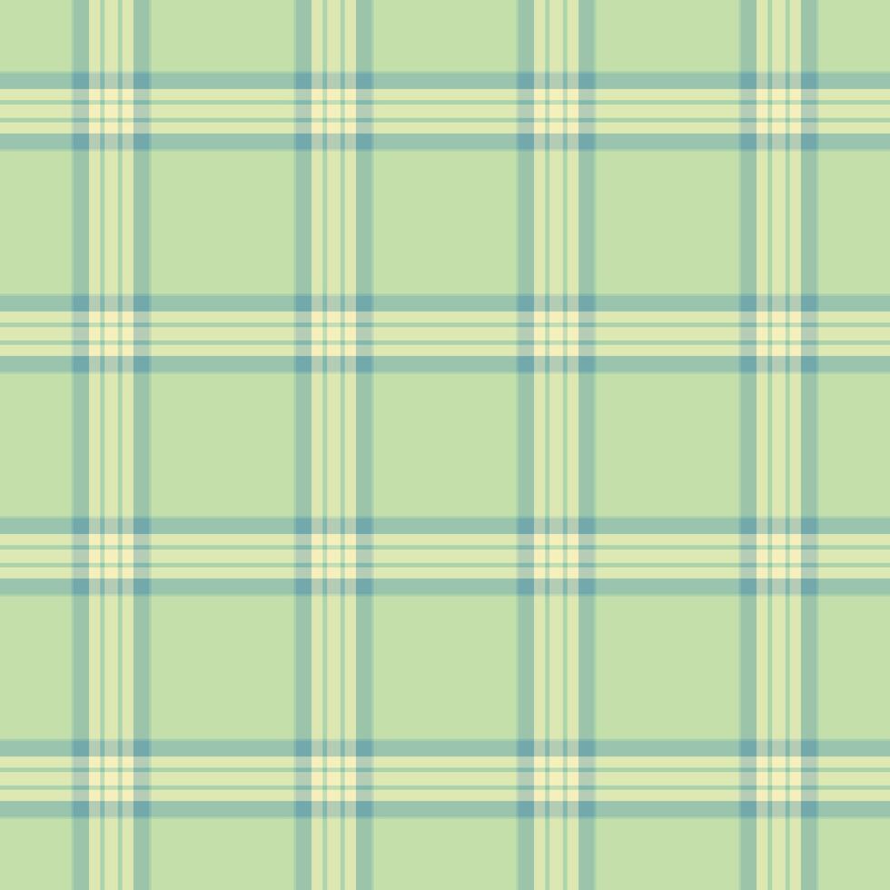 Soft pastel green and blue plaid pattern. Ideal for textile design, website backgrounds, or crafting projects. This calming, minimalist design evokes feelings of serenity and simplicity. vector