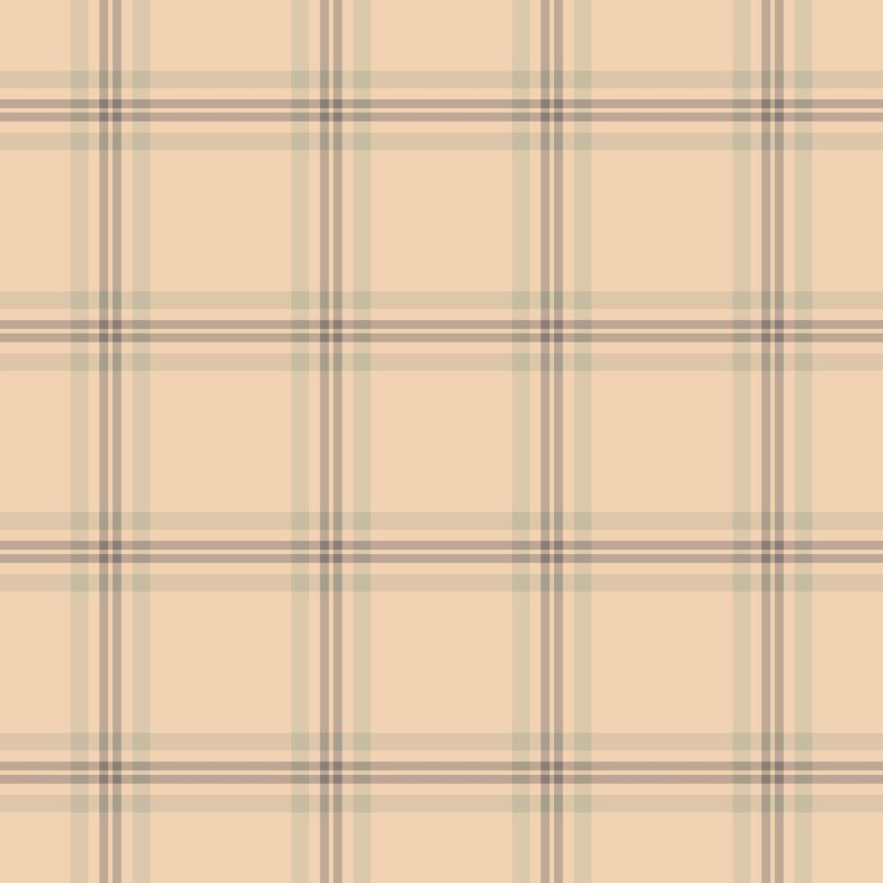 Subtle beige and sage green plaid pattern. Perfect for backgrounds, textile design, or creating a calming, minimalist aesthetic. vector