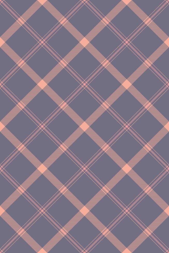 Setting textile plaid seamless, chic check fabric texture. Picture tartan background pattern in pastel and red colors. vector
