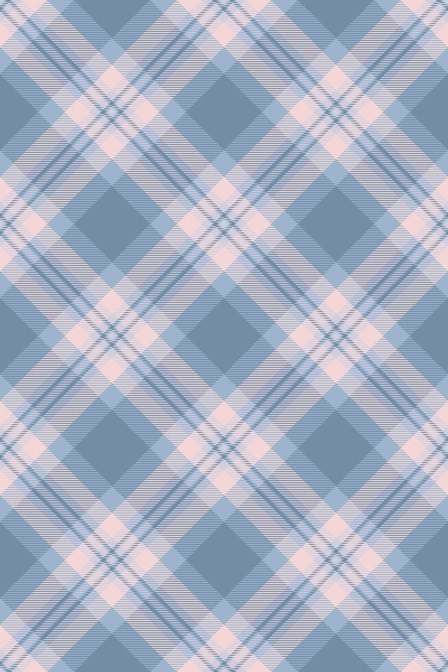 Elegant pastel blue and pink plaid pattern. Perfect for textile design, apparel, packaging, or website backgrounds. vector