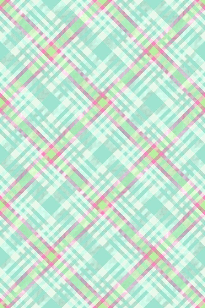 Pastel plaid pattern, perfect for spring summer designs. This cheerful, seamless texture evokes feelings of freshness and optimism. Ideal for textiles, websites, packaging, and more. vector