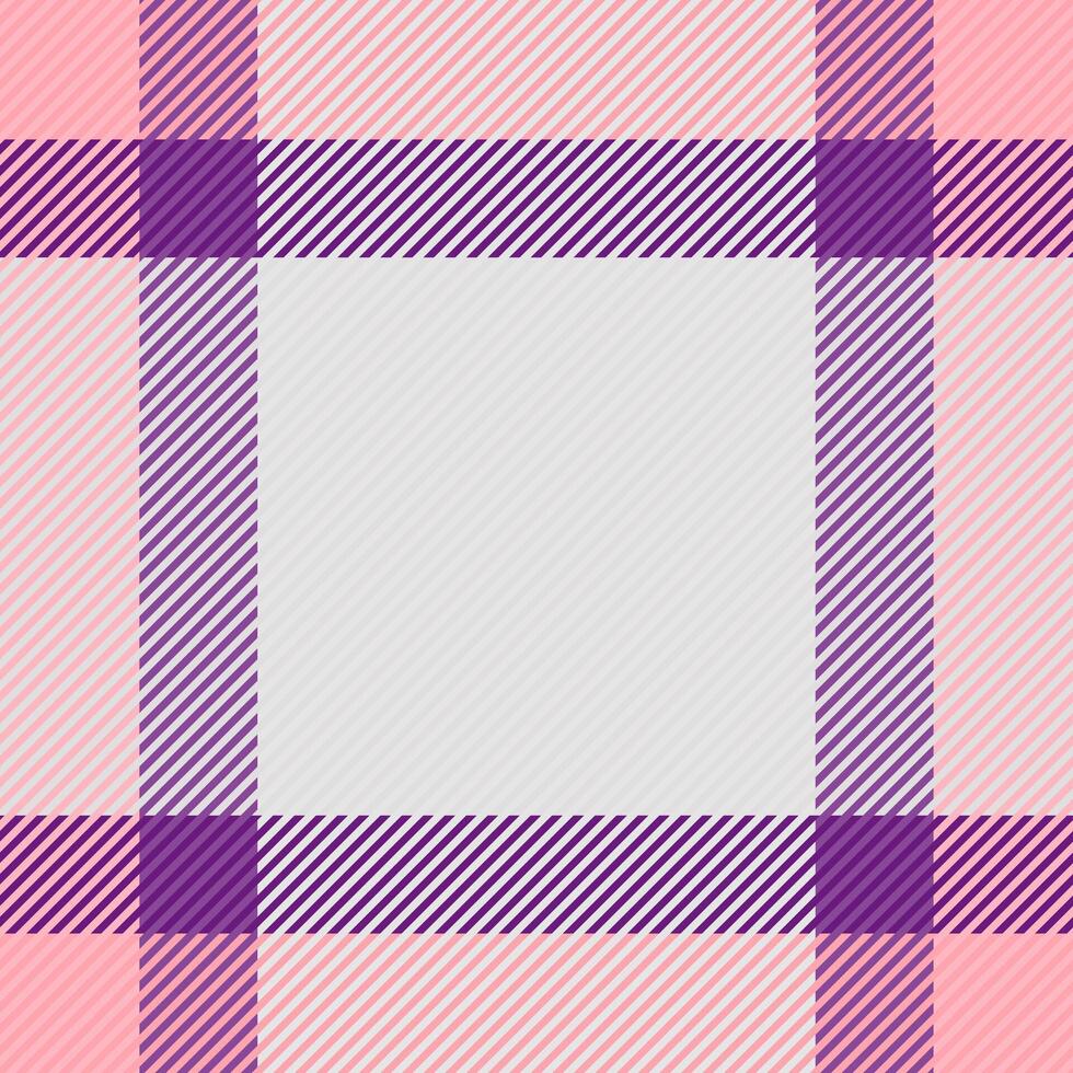 Elegant pink and purple plaid pattern background. Perfect for textile design, fashion, websites, or scrapbooking. Subtle yet stylish, this image evokes feelings of sophistication and calm. vector