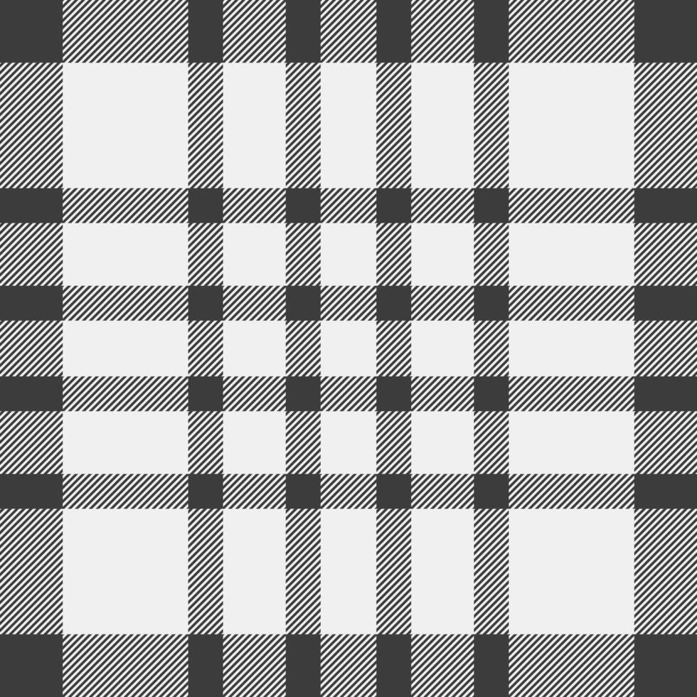 Classic plaid pattern in grey and white. Versatile background for designs, fashion, textiles, and branding projects. Timeless, structured design element. vector