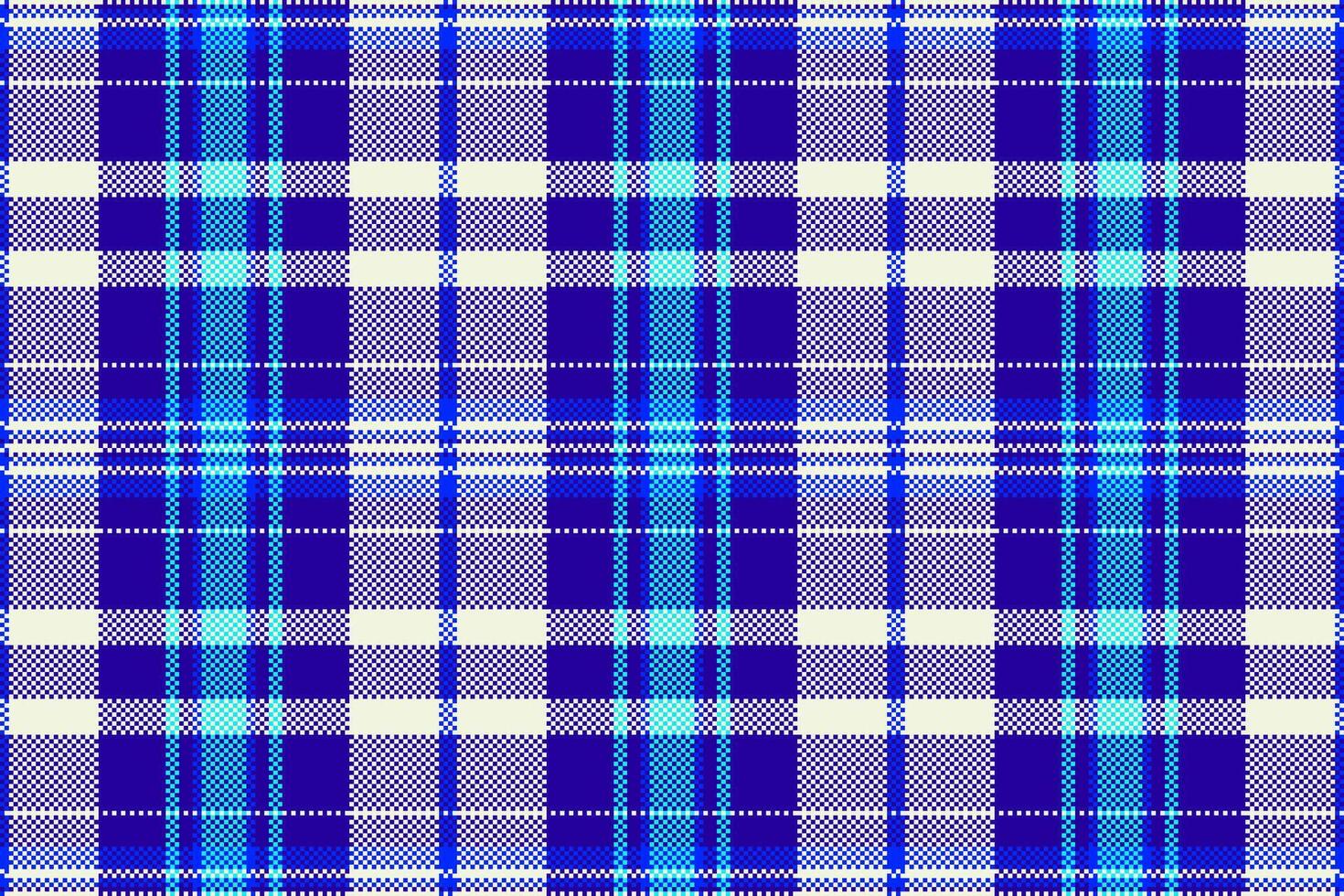Classic plaid pattern in shades of blue. Perfect for backgrounds, textiles, apparel, or any design needing a timeless, woven texture. Versatile and stylish. vector