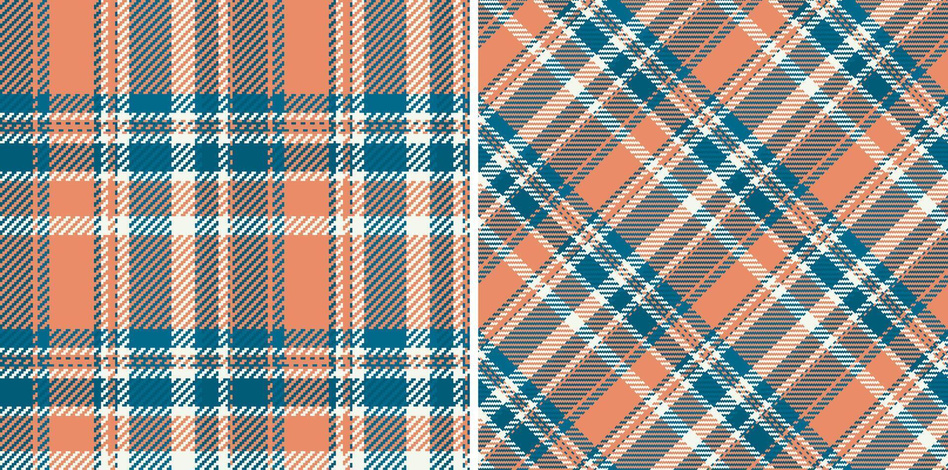 Check textile pattern of texture tartan seamless with a background fabric plaid. Set in favorite colors. Trousers for women. vector