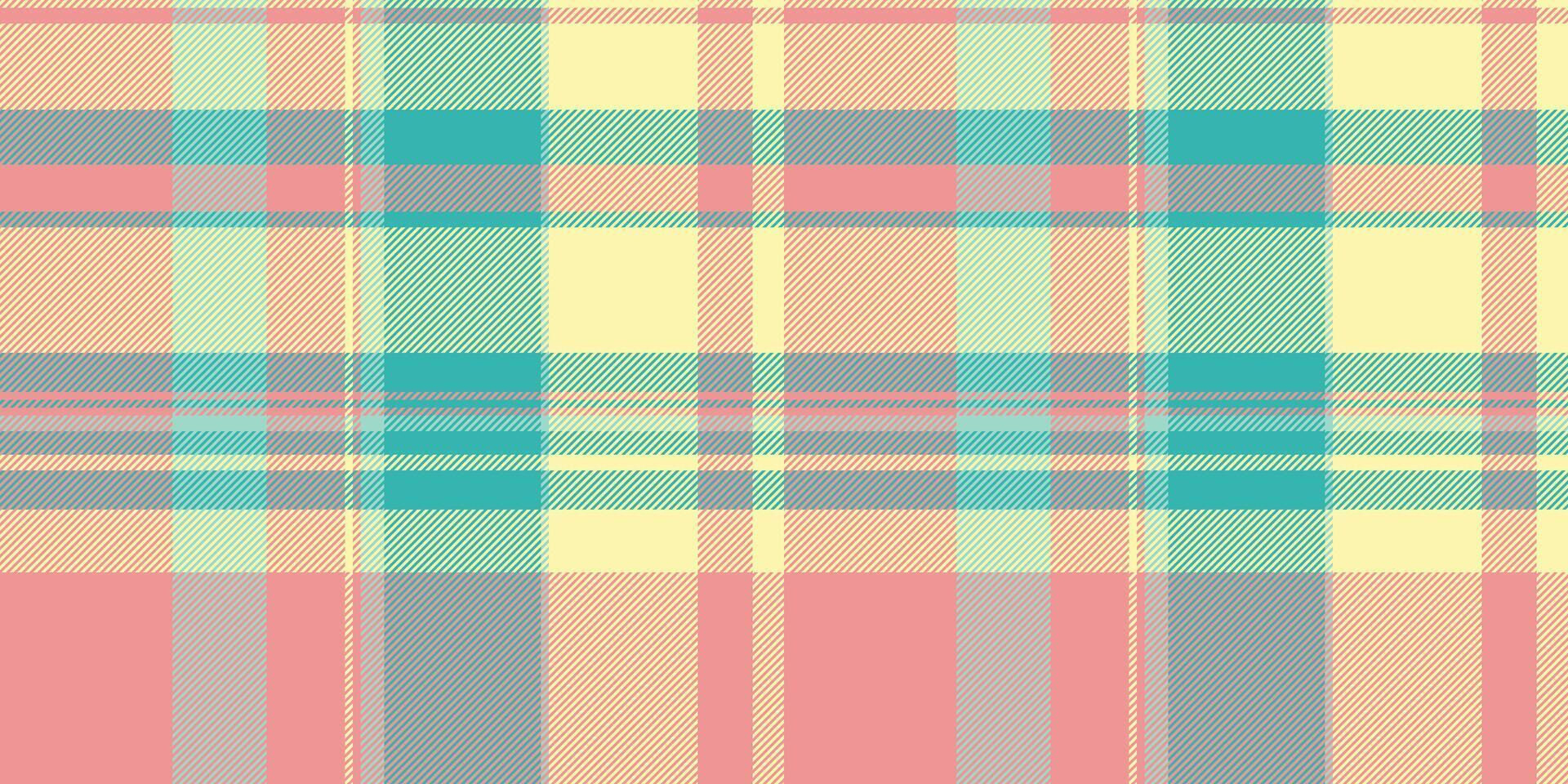 Pastel plaid pattern. Soft, springlike colors create a cheerful and versatile texture ideal for fashion, home decor, and website backgrounds. vector